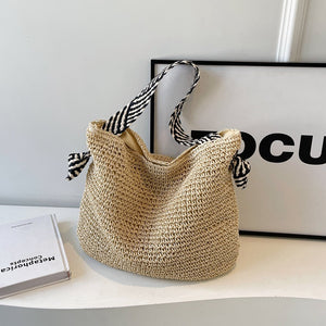 Summer Large Capacity Straw Women's Seaside Vacation Commuter Shoulder Bag Summer Large Capacity Straw Women's Seaside Vacation Commuter Shoulder Bag