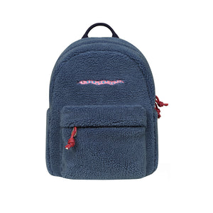 Polar fleece embroidered backpack Polar fleece embroidered backpack