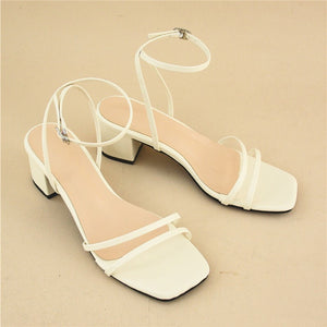 Women's Stiletto Chunky Heel Sandals Women's Stiletto Chunky Heel Sandals