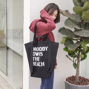 Simple letter single shoulder canvas bag female student Simple letter single shoulder canvas bag female student