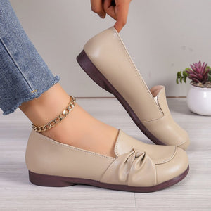 Flat Soft Bottom Round Head Comfortable Shoes Flat Soft Bottom Round Head Comfortable Shoes
