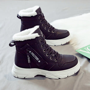 Plus Size Fleece-lined Warm Snow Boots Women Plus Size Fleece-lined Warm Snow Boots Women