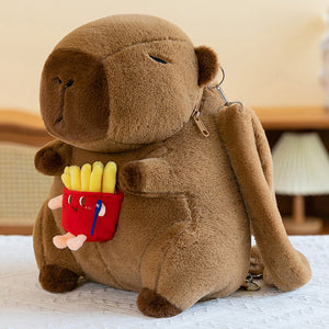 Capybara Backpack Plush Toy Creative Backpack Capybara Backpack Plush Toy Creative Backpack