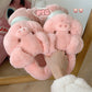 Fashionable And Comfortable Soft Bottom Autumn And Winter Girl's Heart Pig Soft Bottom Confinement Shoes