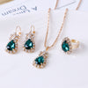  Water Drop Rhinestone Jewelry Set – Elegance That Shines! 