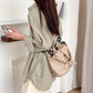 High-grade Portable Drawstring Shoulder Messenger Bag