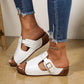 Summer Women's European And American Roman Women's Magic Stick Shoes Slippers