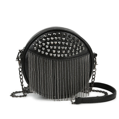 Tassel Bunches Chain Crossbody Shoulder Bag