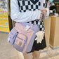 Primary School Students' Cram Bag Canvas Shoulder Messenger Bag