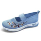 Fashion Embroidery Women's Breathable Casual Shoes