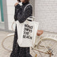 Simple letter single shoulder canvas bag female student