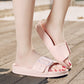 Women's Solid Buckle Bathroom Slippers