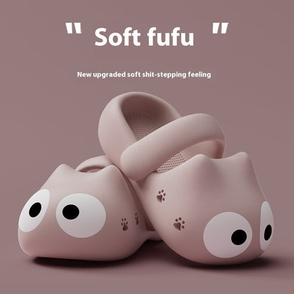 Women's Poop-like Closed Toe Cute Hole Shoes Non-stinky Feet Non-slip