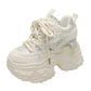 10cm Hidden Heel Platform Sequins Dad Shoes