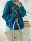 Floral Cherry Embroidered Mommy Bag Large Capacity