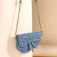 Women's Vintage Denim Saddle Bag