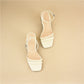 Women's Stiletto Chunky Heel Sandals