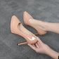 Stiletto Heel 10cm Pointed-toe Waterproof Platform Pumps Small Size