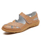 Women's Hollow Hole Leather Casual Sandals