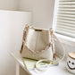 Fashion Big Bag Casual Women's Bag Fashion Retro Characteristic Messenger Bag Silk Scarf Portable Bucket Bag