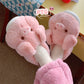 Fashionable And Comfortable Soft Bottom Autumn And Winter Girl's Heart Pig Soft Bottom Confinement Shoes
