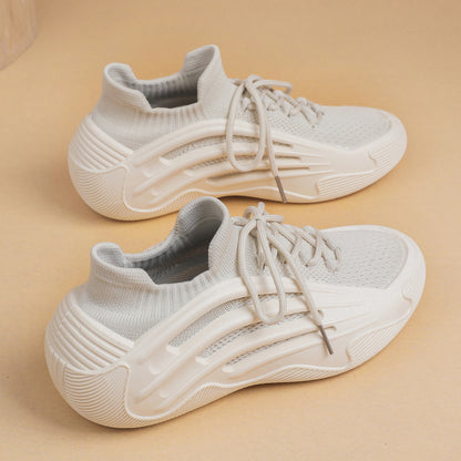 Flat Soft Bottom Casual All-match Stretch Sock Shoes