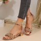 Women's Sandals In Plus Size With Exposed Toes