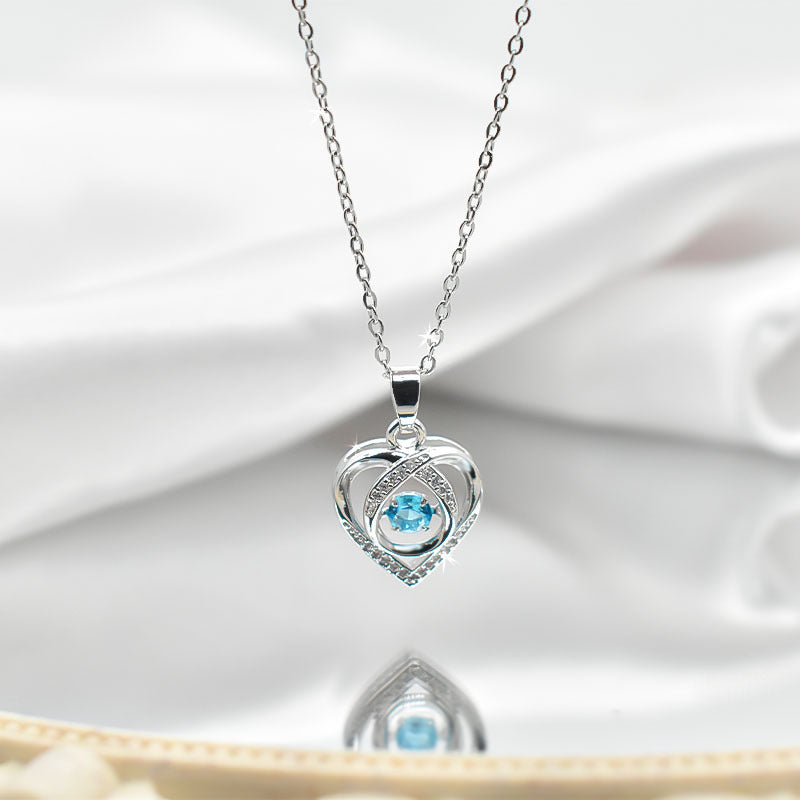 Sparkling Love Heart Necklace